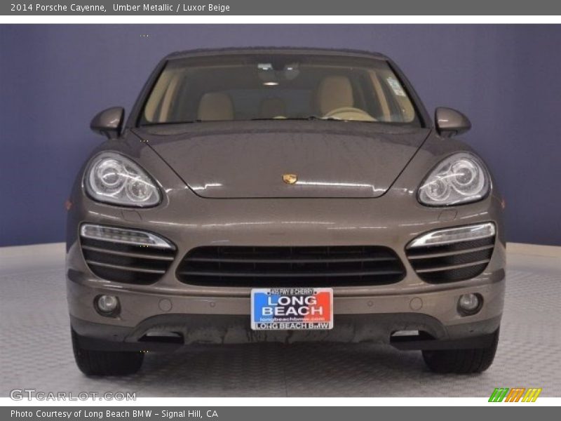 Umber Metallic / Luxor Beige 2014 Porsche Cayenne