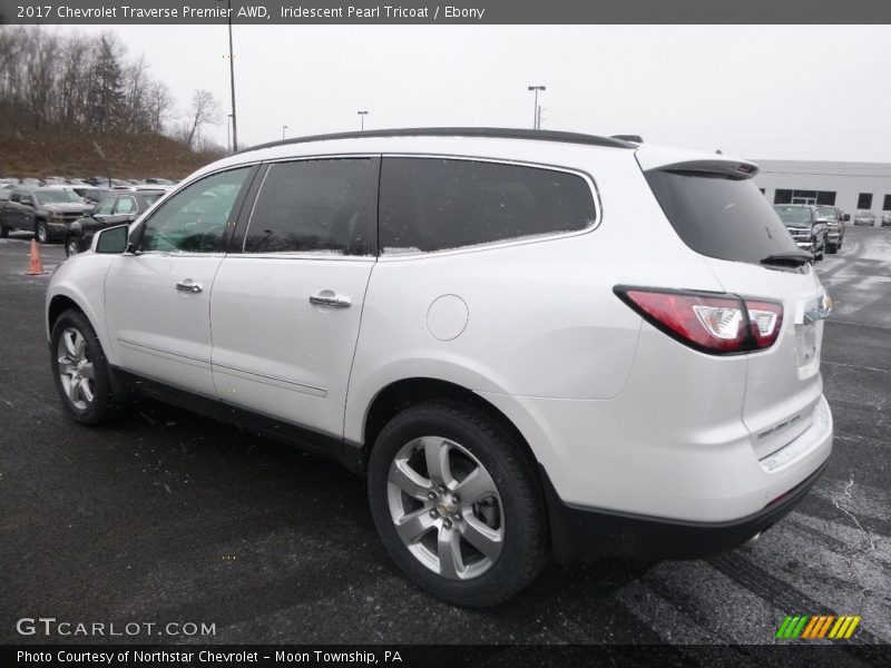 Iridescent Pearl Tricoat / Ebony 2017 Chevrolet Traverse Premier AWD