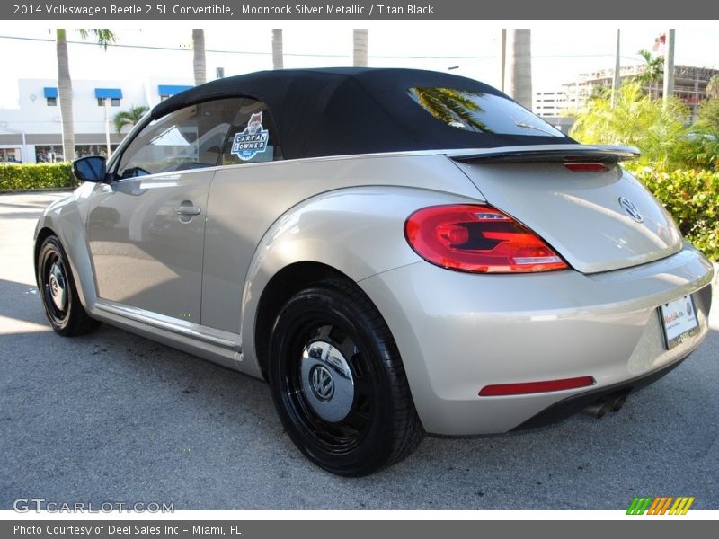 Moonrock Silver Metallic / Titan Black 2014 Volkswagen Beetle 2.5L Convertible