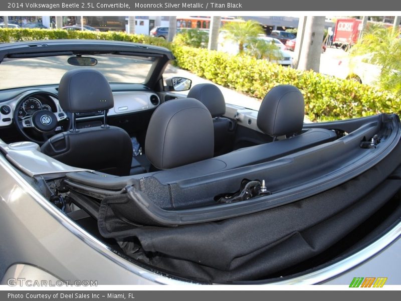 Moonrock Silver Metallic / Titan Black 2014 Volkswagen Beetle 2.5L Convertible