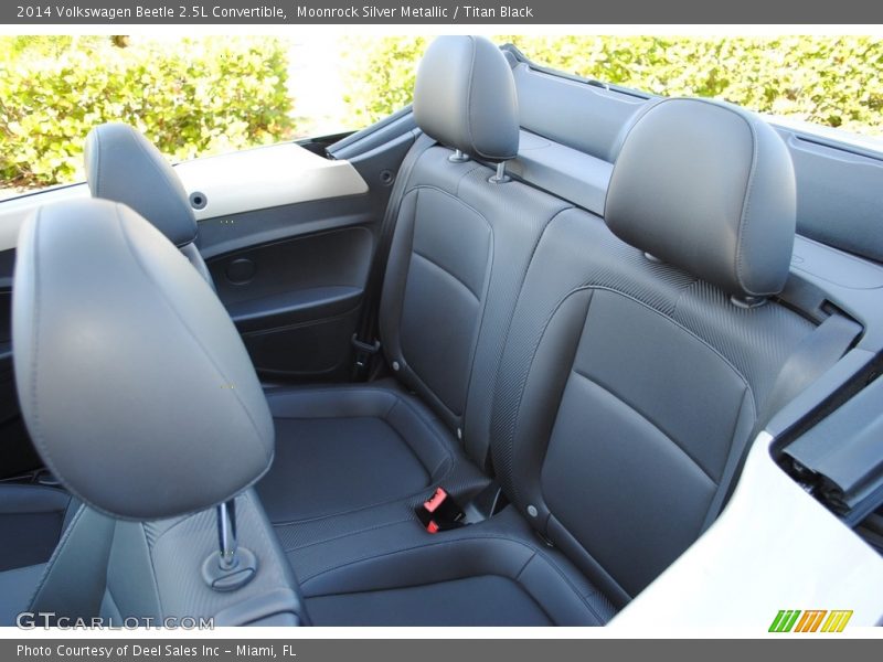 Moonrock Silver Metallic / Titan Black 2014 Volkswagen Beetle 2.5L Convertible