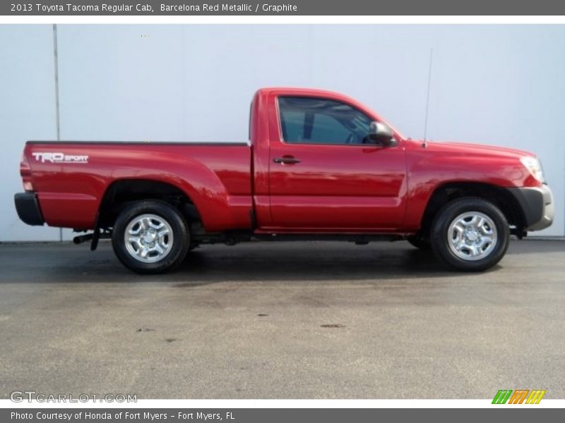 Barcelona Red Metallic / Graphite 2013 Toyota Tacoma Regular Cab