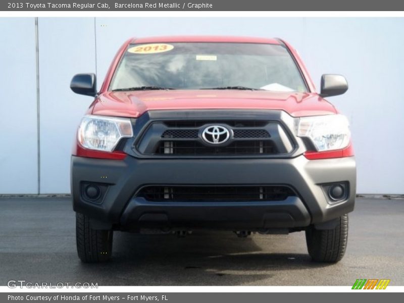 Barcelona Red Metallic / Graphite 2013 Toyota Tacoma Regular Cab