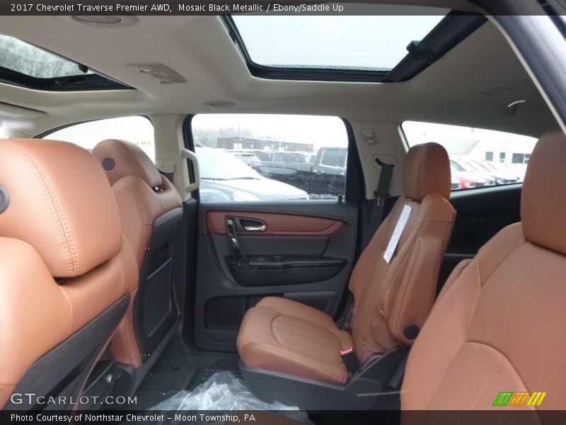 Mosaic Black Metallic / Ebony/Saddle Up 2017 Chevrolet Traverse Premier AWD