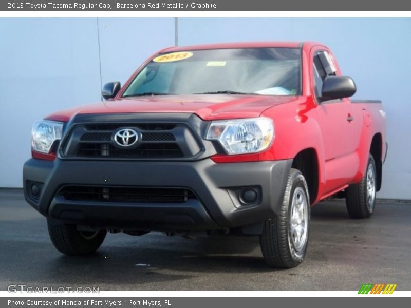 Barcelona Red Metallic / Graphite 2013 Toyota Tacoma Regular Cab