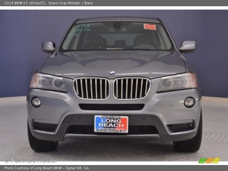 Space Gray Metallic / Black 2014 BMW X3 xDrive35i