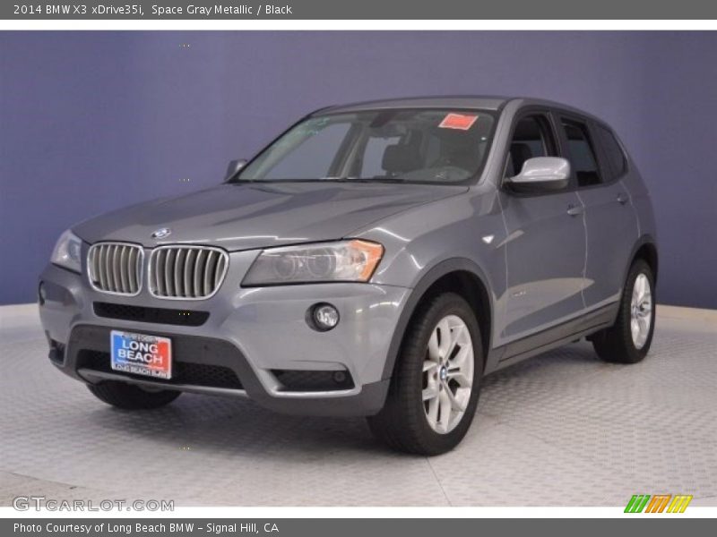 Space Gray Metallic / Black 2014 BMW X3 xDrive35i