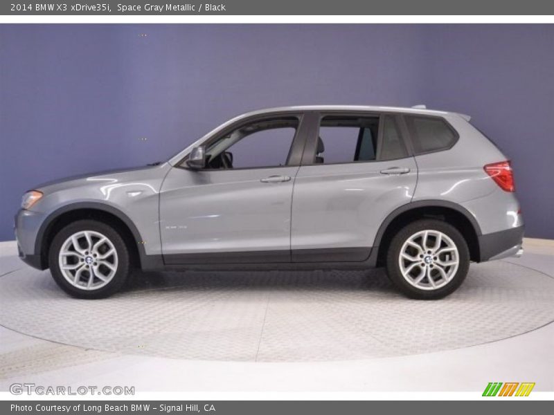 Space Gray Metallic / Black 2014 BMW X3 xDrive35i