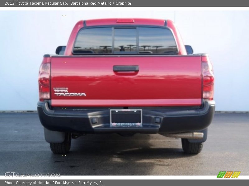 Barcelona Red Metallic / Graphite 2013 Toyota Tacoma Regular Cab