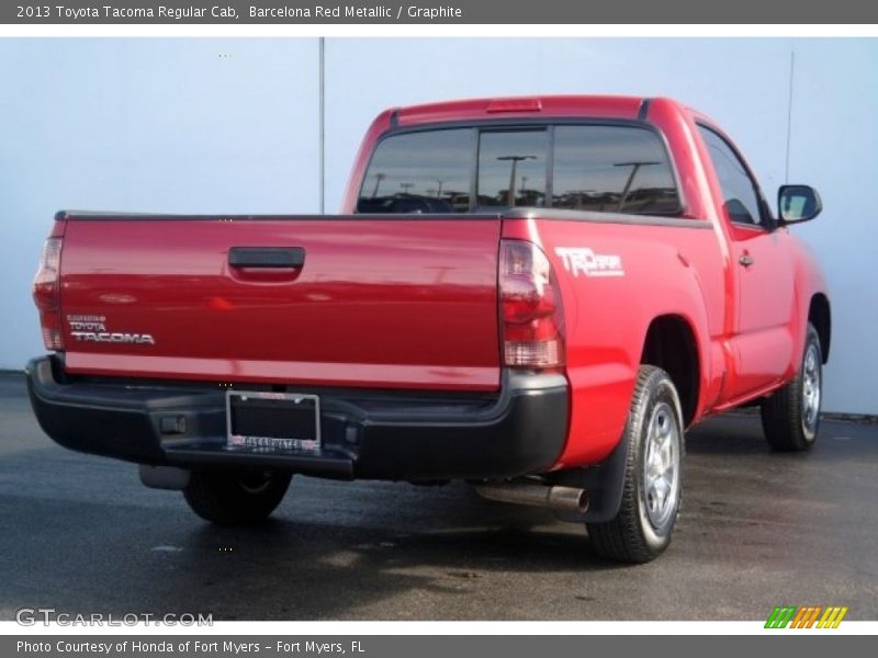 Barcelona Red Metallic / Graphite 2013 Toyota Tacoma Regular Cab