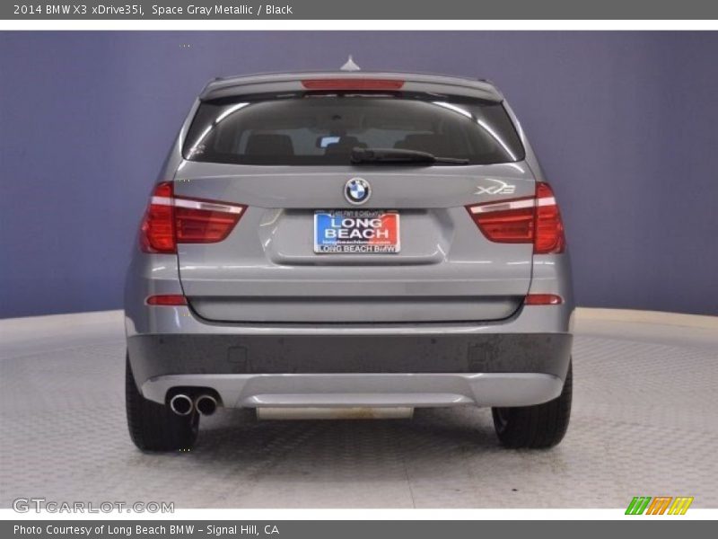 Space Gray Metallic / Black 2014 BMW X3 xDrive35i