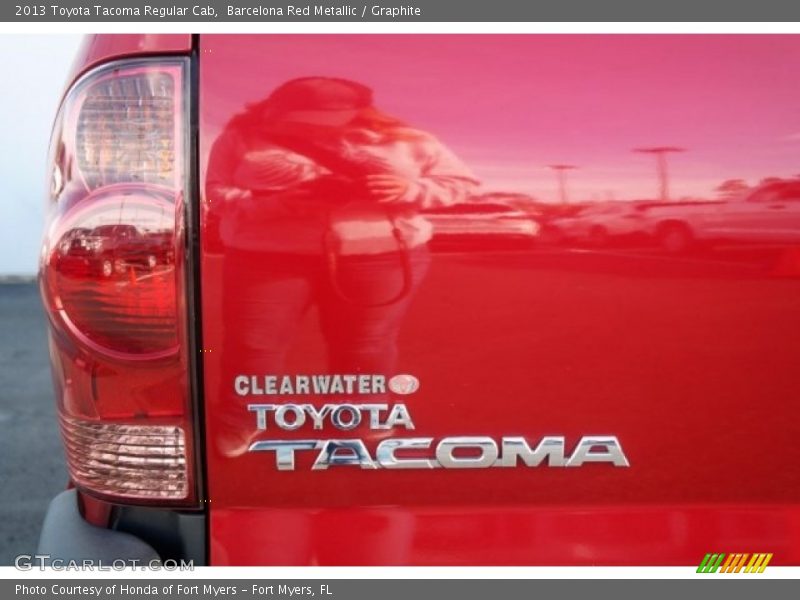 Barcelona Red Metallic / Graphite 2013 Toyota Tacoma Regular Cab