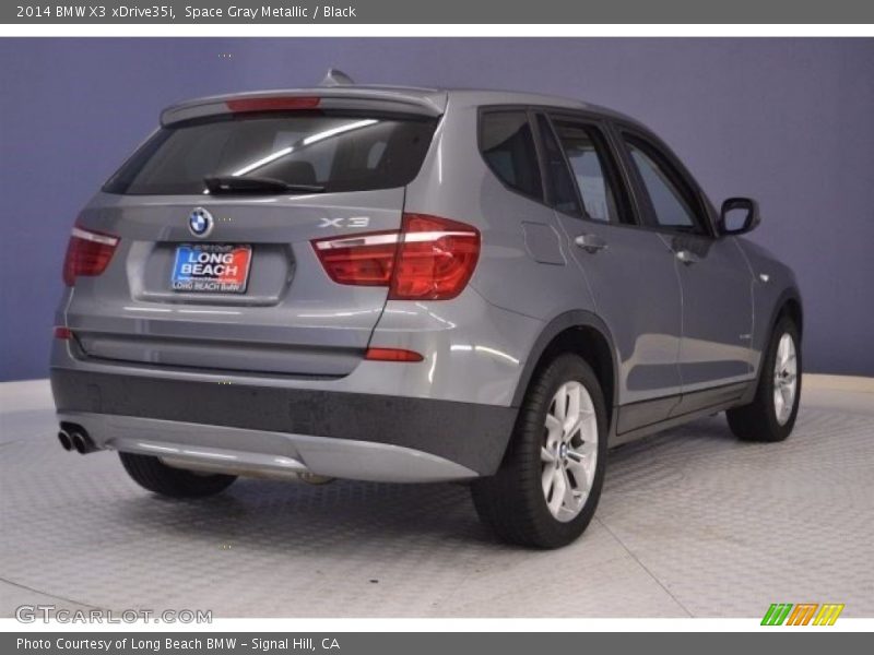 Space Gray Metallic / Black 2014 BMW X3 xDrive35i