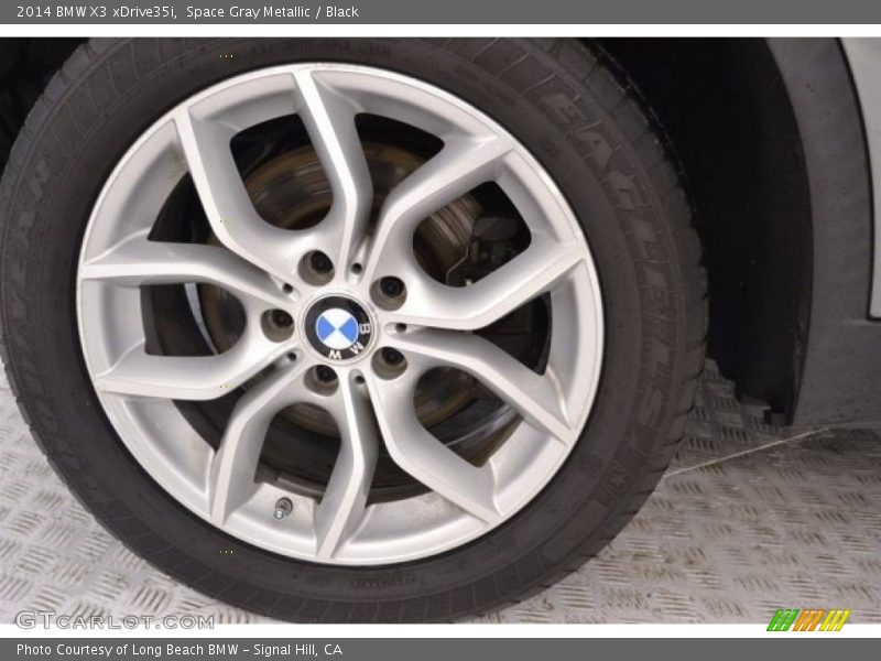 Space Gray Metallic / Black 2014 BMW X3 xDrive35i