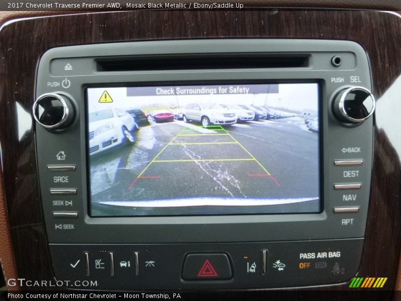 Mosaic Black Metallic / Ebony/Saddle Up 2017 Chevrolet Traverse Premier AWD