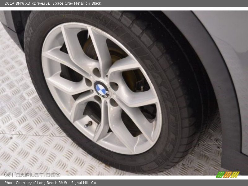Space Gray Metallic / Black 2014 BMW X3 xDrive35i