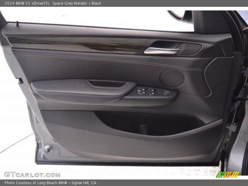 Space Gray Metallic / Black 2014 BMW X3 xDrive35i