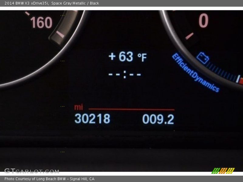 Space Gray Metallic / Black 2014 BMW X3 xDrive35i
