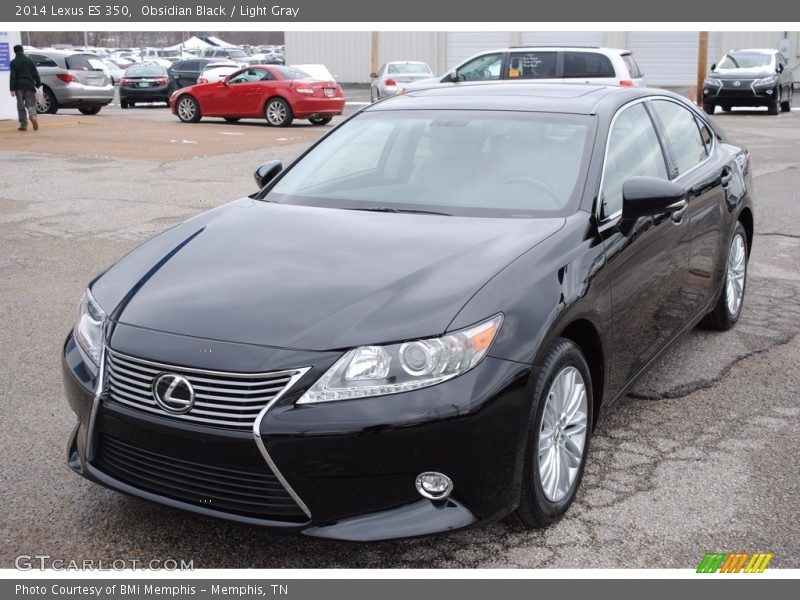 Obsidian Black / Light Gray 2014 Lexus ES 350
