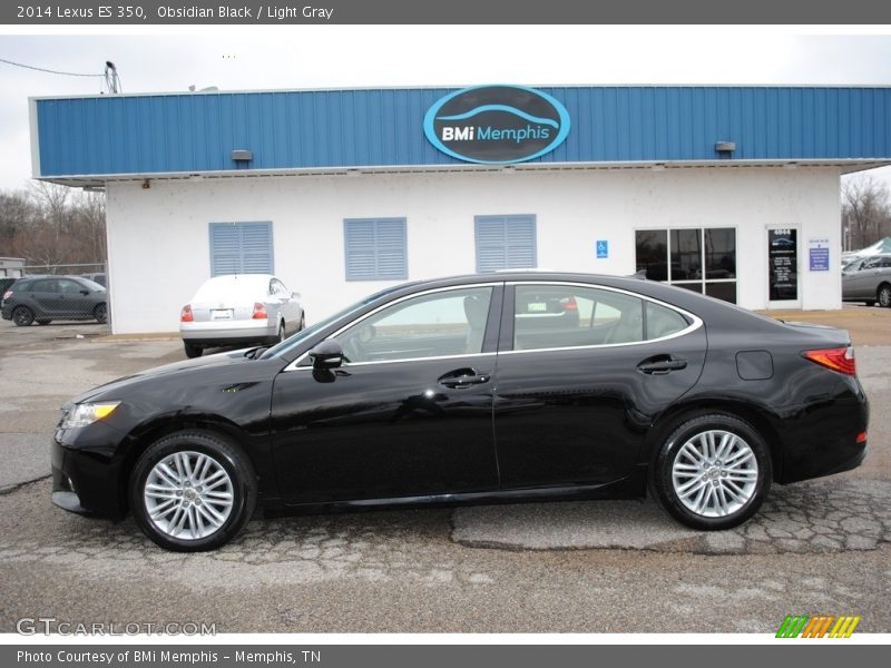 Obsidian Black / Light Gray 2014 Lexus ES 350