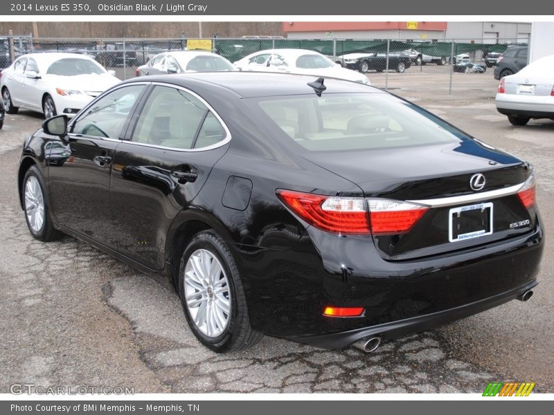 Obsidian Black / Light Gray 2014 Lexus ES 350