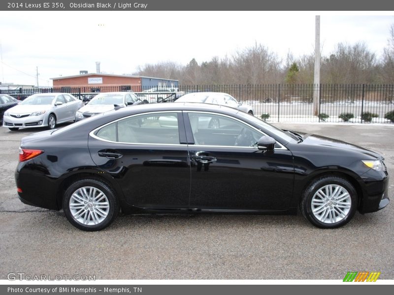 Obsidian Black / Light Gray 2014 Lexus ES 350