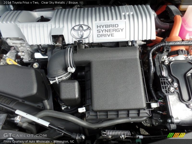 Clear Sky Metallic / Bisque 2014 Toyota Prius v Two