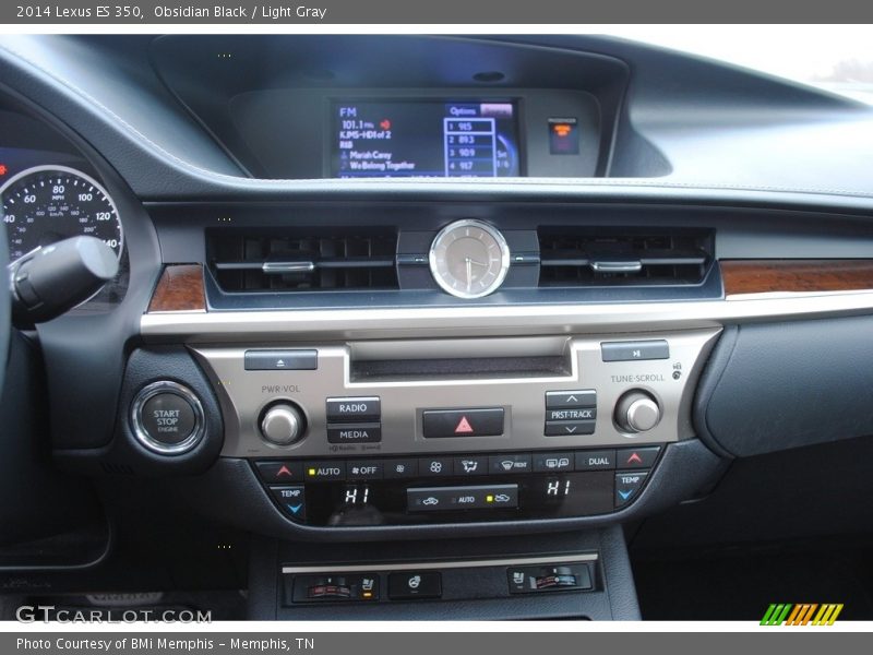 Obsidian Black / Light Gray 2014 Lexus ES 350