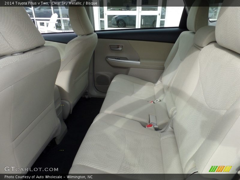 Clear Sky Metallic / Bisque 2014 Toyota Prius v Two