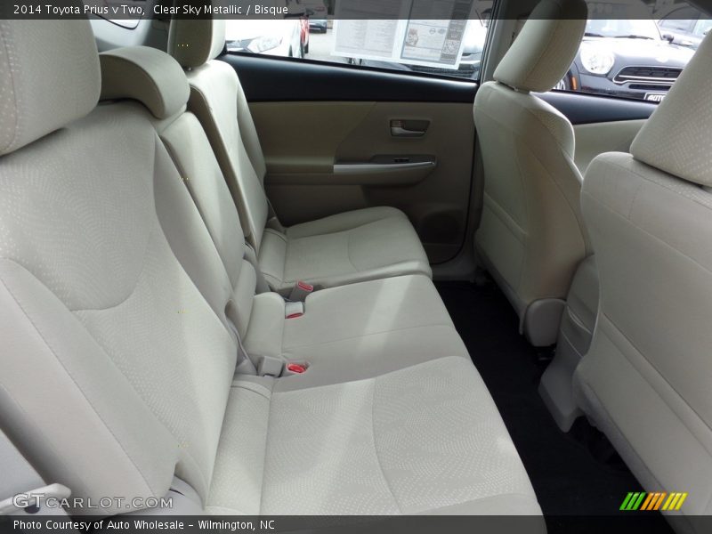 Clear Sky Metallic / Bisque 2014 Toyota Prius v Two