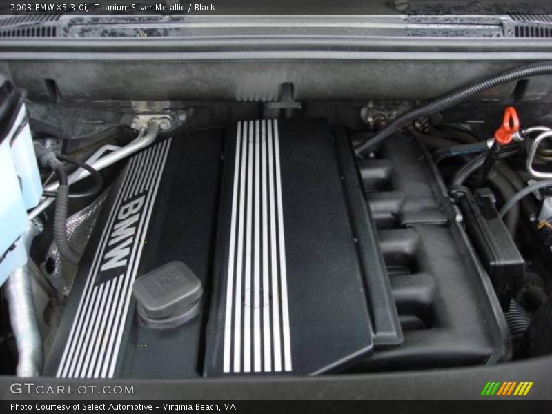 Titanium Silver Metallic / Black 2003 BMW X5 3.0i