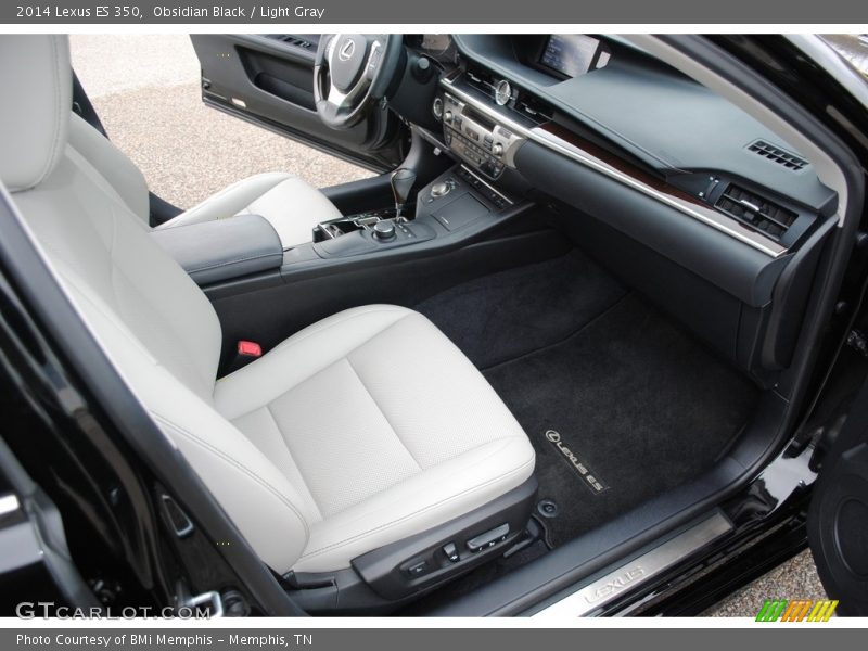 Obsidian Black / Light Gray 2014 Lexus ES 350