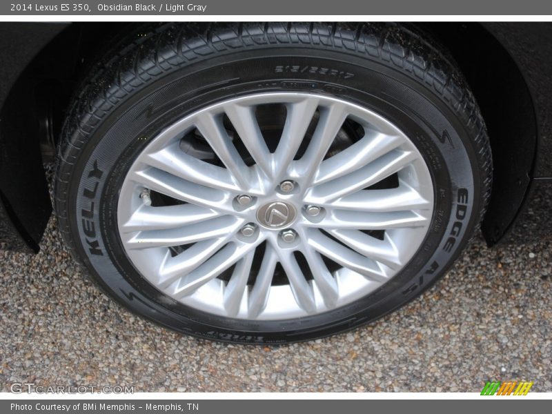 Obsidian Black / Light Gray 2014 Lexus ES 350