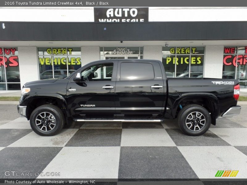 Black / Black 2016 Toyota Tundra Limited CrewMax 4x4