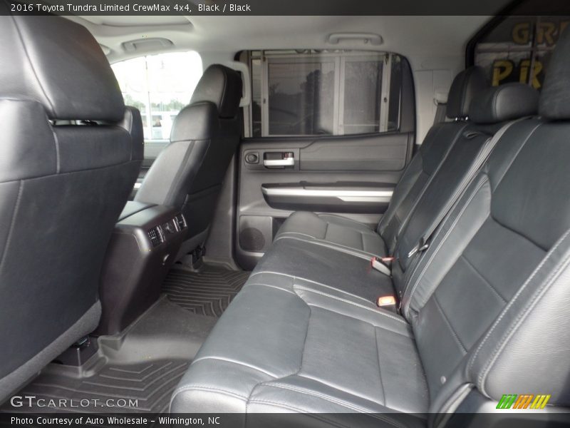 Rear Seat of 2016 Tundra Limited CrewMax 4x4