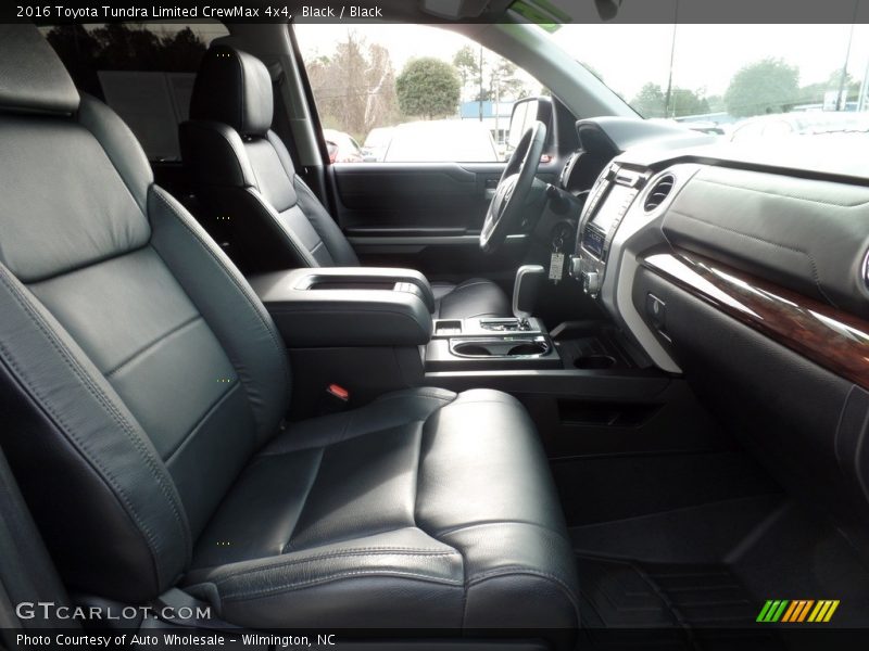 Front Seat of 2016 Tundra Limited CrewMax 4x4