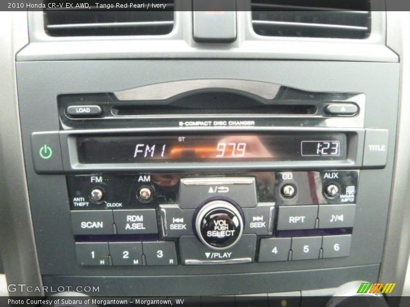 Tango Red Pearl / Ivory 2010 Honda CR-V EX AWD