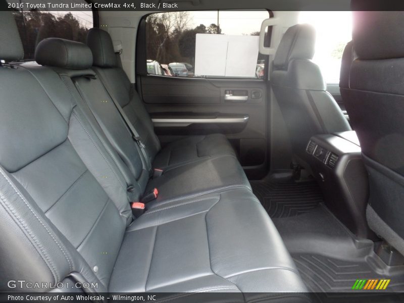 Rear Seat of 2016 Tundra Limited CrewMax 4x4