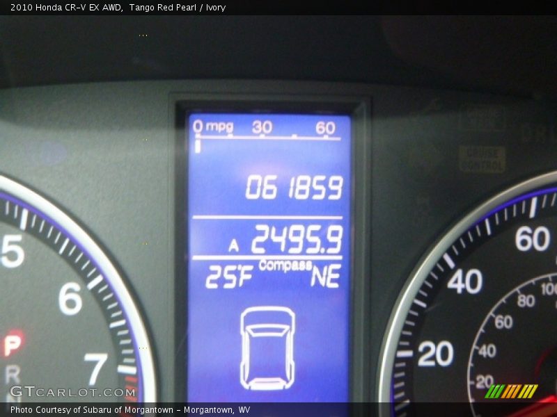 Tango Red Pearl / Ivory 2010 Honda CR-V EX AWD