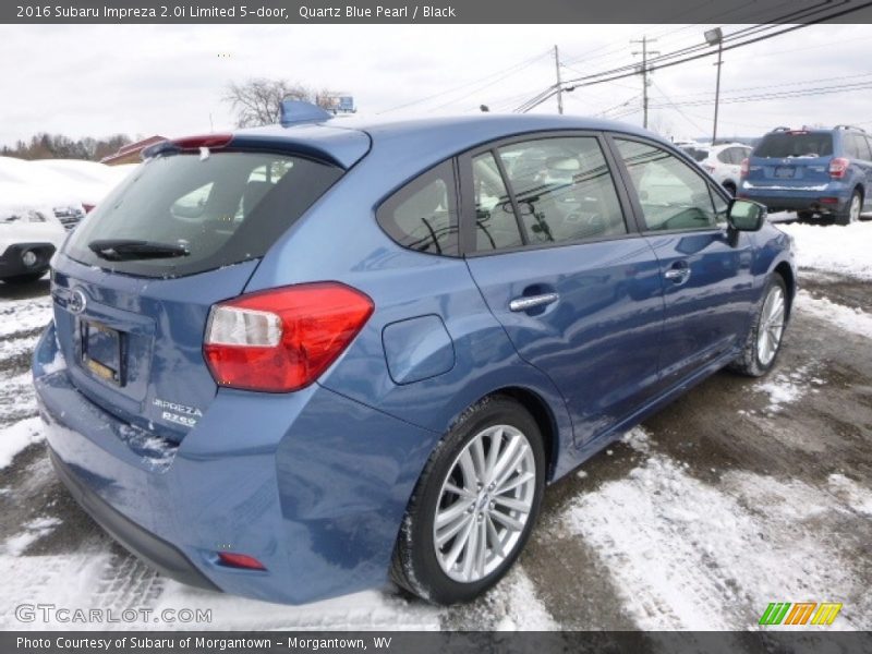 Quartz Blue Pearl / Black 2016 Subaru Impreza 2.0i Limited 5-door
