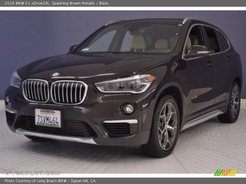 Sparkling Brown Metallic / Black 2016 BMW X1 xDrive28i