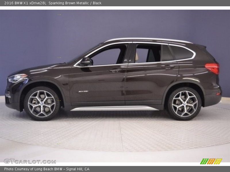 Sparkling Brown Metallic / Black 2016 BMW X1 xDrive28i