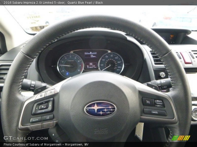 Quartz Blue Pearl / Black 2016 Subaru Impreza 2.0i Limited 5-door