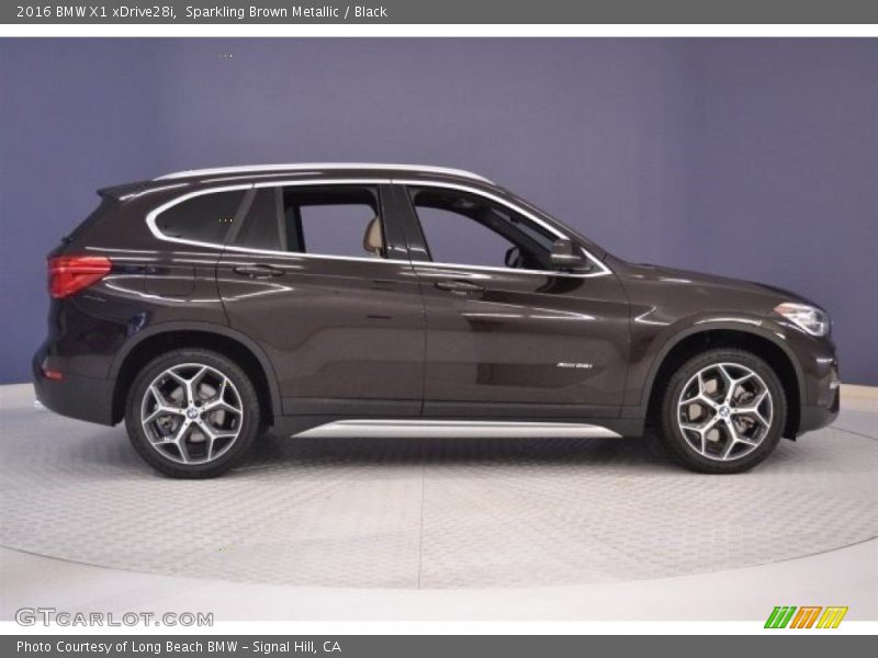 Sparkling Brown Metallic / Black 2016 BMW X1 xDrive28i