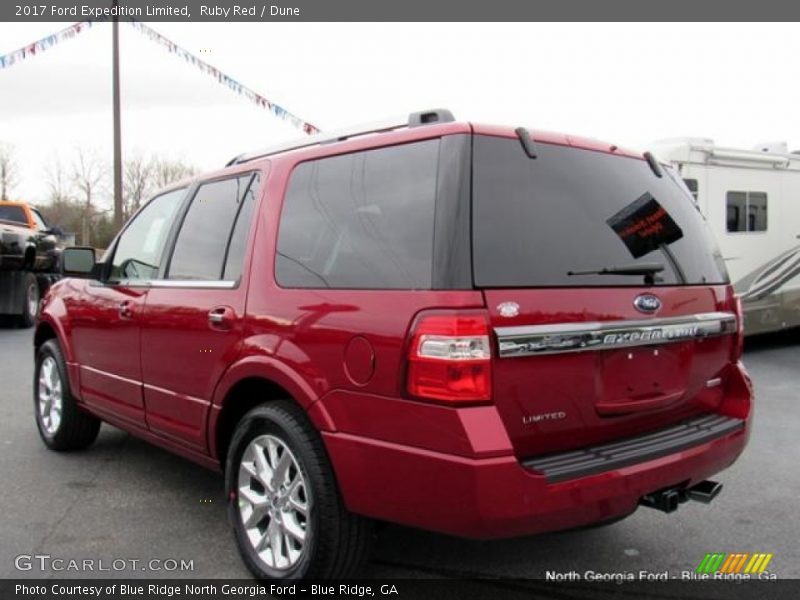 Ruby Red / Dune 2017 Ford Expedition Limited