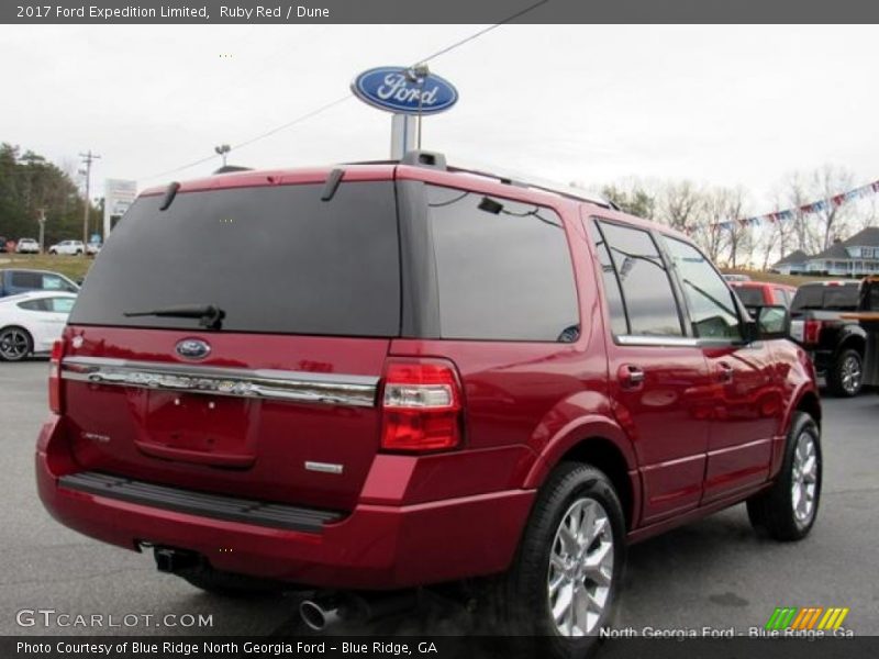 Ruby Red / Dune 2017 Ford Expedition Limited