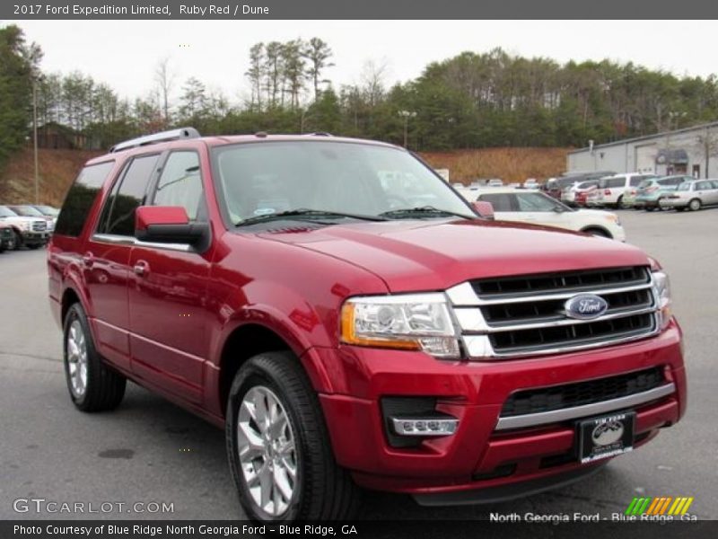 Ruby Red / Dune 2017 Ford Expedition Limited