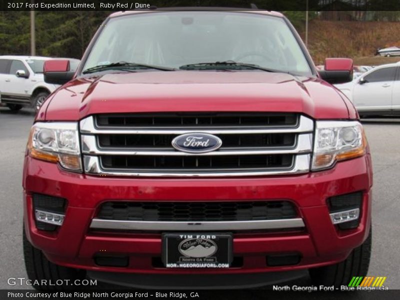 Ruby Red / Dune 2017 Ford Expedition Limited