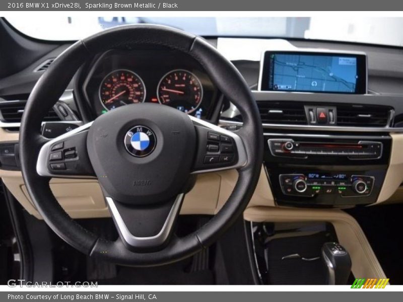 Sparkling Brown Metallic / Black 2016 BMW X1 xDrive28i