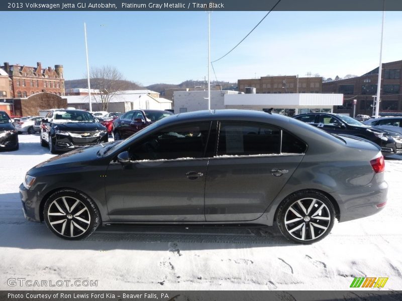 Platinum Gray Metallic / Titan Black 2013 Volkswagen Jetta GLI Autobahn